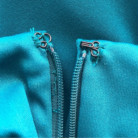 Teal Party Dress – Women's Extra Small - Picture 6 of 7